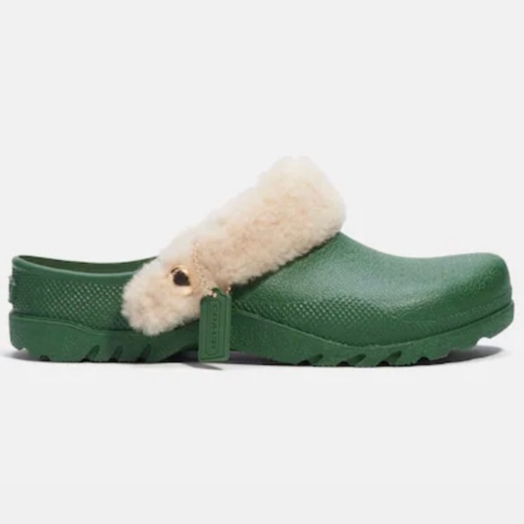 🔻PRICE DROP🔻NWT 💎💎COACH GREEN CLOGS💎💎 - Picture 3 of 5
